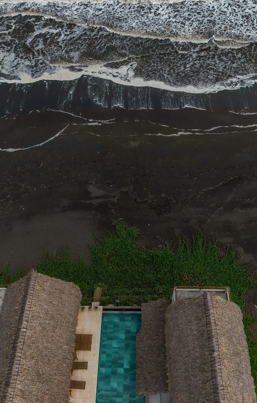 Cascada del Pacifico is literally on the beach
