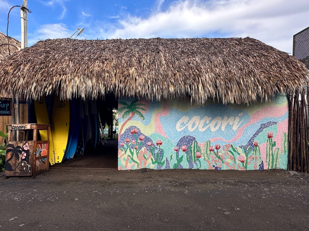 Cocori Lodge is a seafront property!