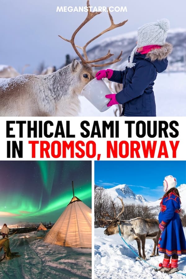 Looking for the top Sami experiences in Tromso, Norway? This guide tells you where to learn about the Sami, feed and go reindeer sledding in Tromso, and more! | Things to do in Tromso | What to do in Tromso | Tromso tours | Tromso activities | Tours in Tromso | Sami in Tromso | Tromso Sami | Feed reindeer in Tromso | Tromso culture | Tromso itinerary