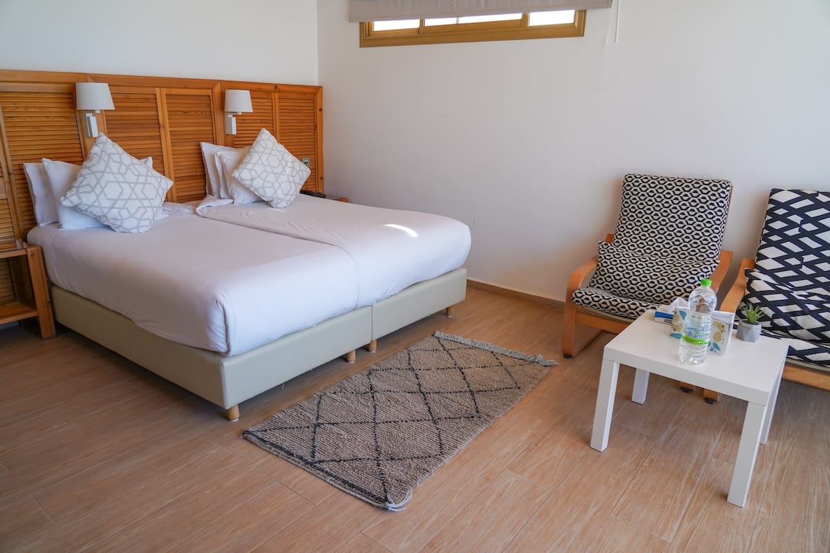 The room I stayed in was spacious and clean.