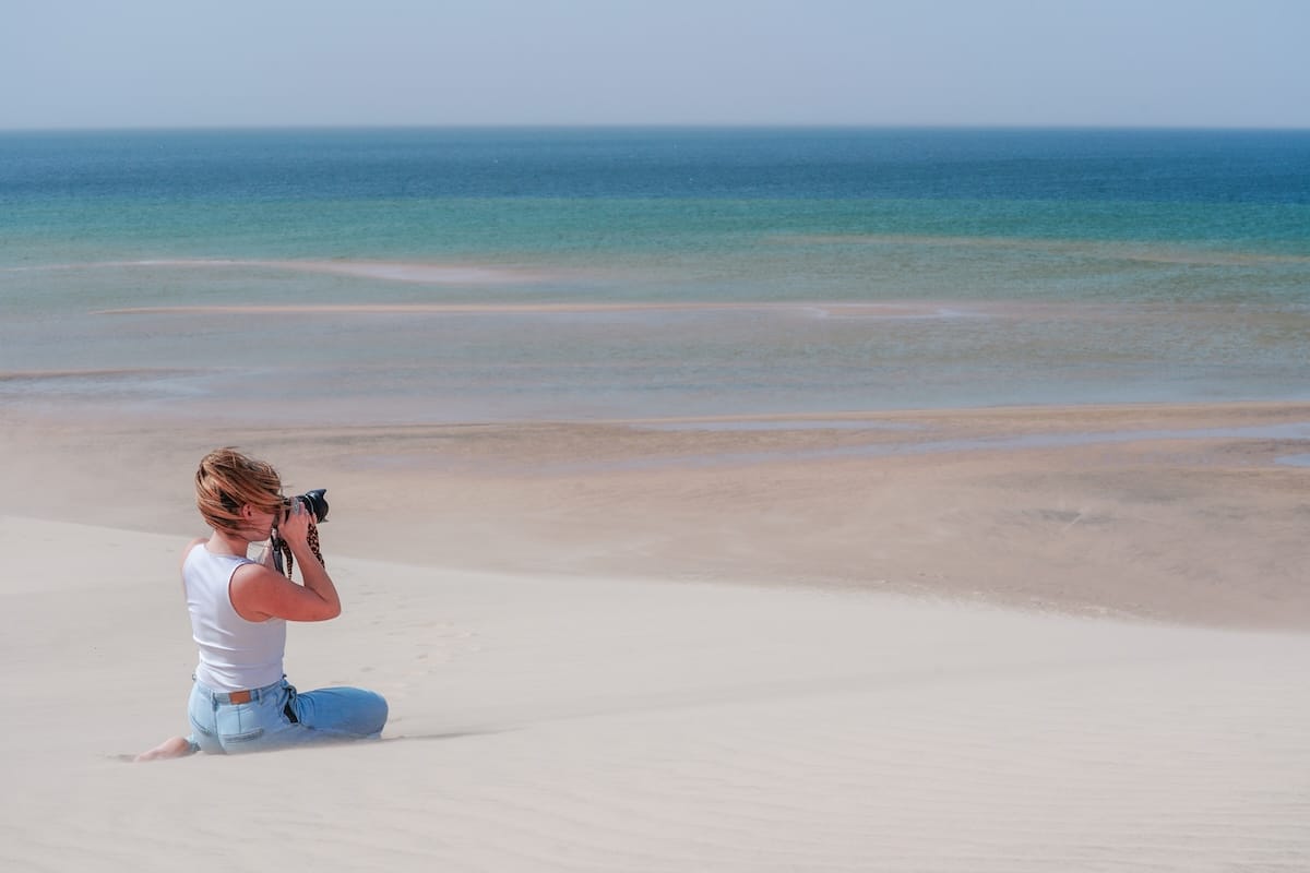 Nicole on Dune Blanche
