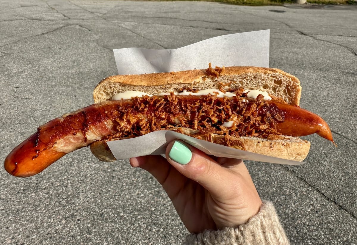 Hotdog from YX in Vestre Jakobselv