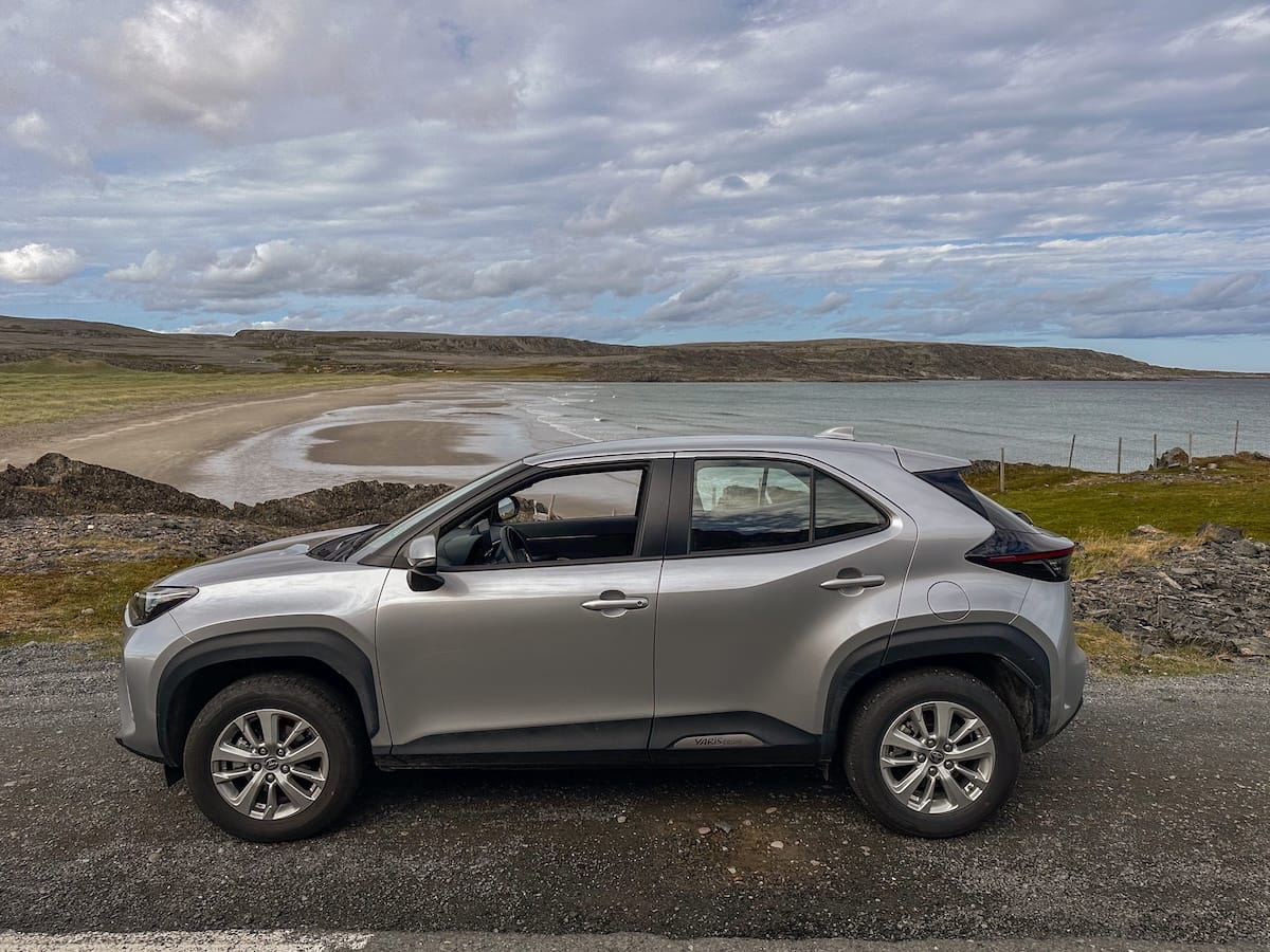Sandfjordneset area (and my little car!)
