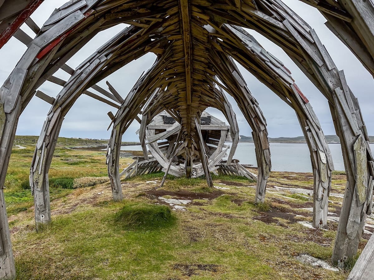 Visiting Drakkar in Vardø