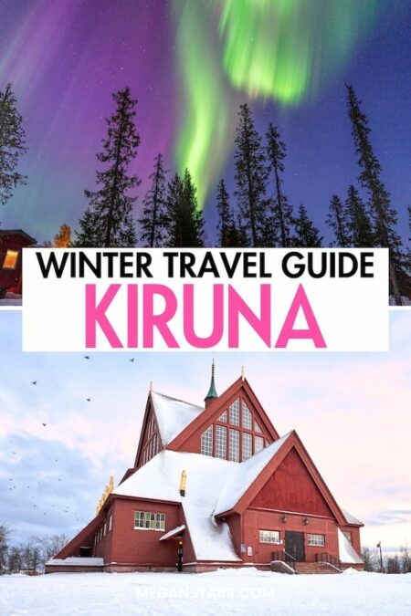 Looking to take a trip to Kiruna in winter this year? This travel guide will help you plan your trip! From the best things to do during winter in Kiruna, Sweden to where to stay and eat... I have covered it all. You will also find information about the weather and best seasonal activities inside. Click to learn more. | Kiruna in winter | Winter in Kiruna | Winter trip to Kiruna | Kiruna winter vacation | Winter vacation in Kiruna | Things to do in Kiruna in winter | What to do in Kiruna | Kiruna itinerary | Kiruna in November | Kiruna in December | Christmas in Kiruna | New Years in Kiruna | Kiruna in January | Kiruna in February | Kiruna in March | Kiruna winter tours