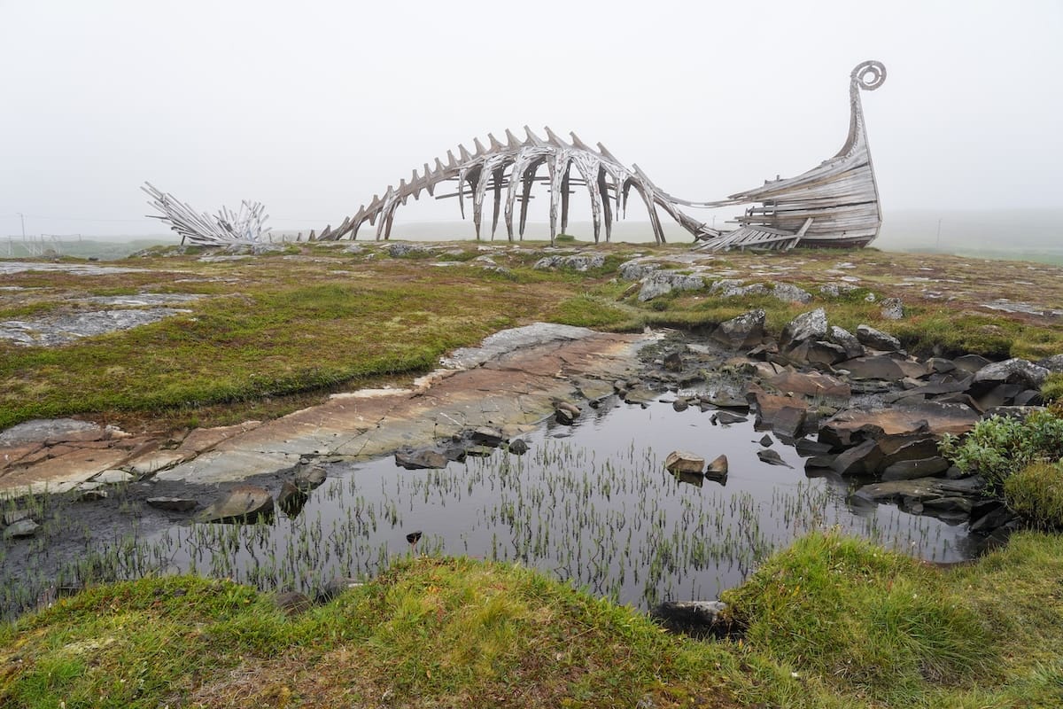 Drakkar in Vardø, Norway