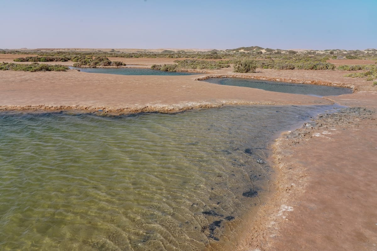 Sebkha in the Imlili Desert