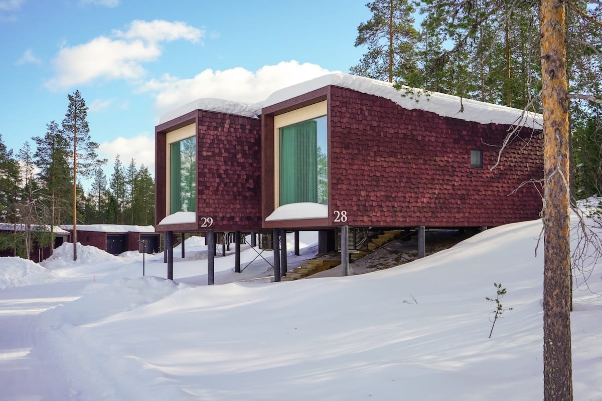 Arctic TreeHouse Hotel is also nice!