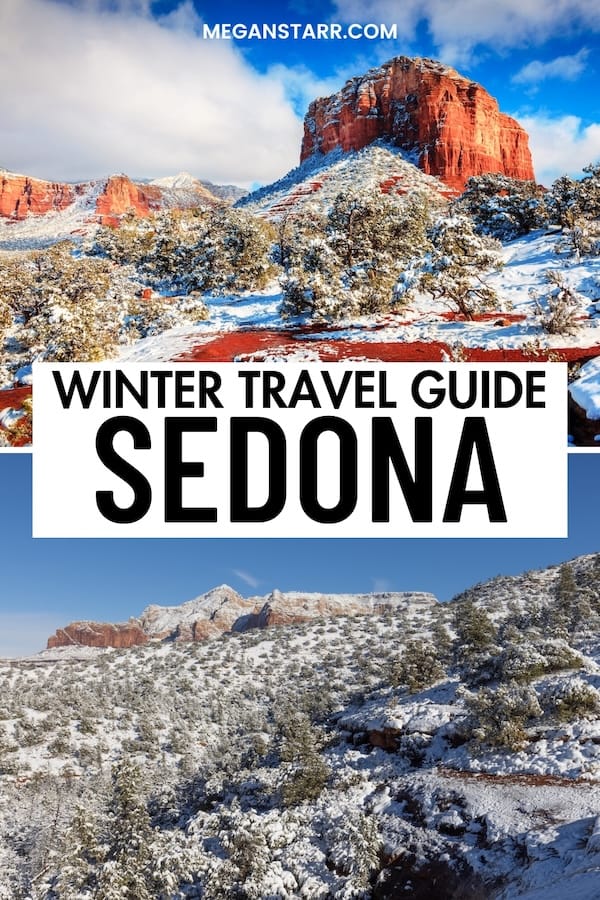 Looking for the best things to do in Sedona in winter? This guide details the best tours, museums, and other places to visit during winter in Sedona. | Sedona itinerary | Sedona winter travel | Sedona tours | Winter hiking in Sedona | Trails in Sedona during winter | Sedona things to do | Arizona in winter | Winter in Arizona | Winter camping in Arizona | Winter hiking in Arizona | Snow in Arizona | Arizona photography | Arizona tours in winter