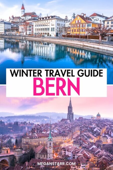 Looking to take a trip to Bern in winter this year? This travel guide will help you plan your trip! From the best things to do during winter in Bern, Switzerland to where to stay and eat... I have covered it all. You will also find information about the weather and best seasonal activities inside. Click to learn more. Bern in winter | Winter in Bern | Winter trip to Bern | Bern winter vacation | Winter vacation in Bern | Things to do in Bern in winter | What to do in Bern | Bern itinerary | Bern in November | Bern in December | Christmas in Bern | New Years in Bern | Bern in January | Bern in February | Bern in March | Bern winter tours