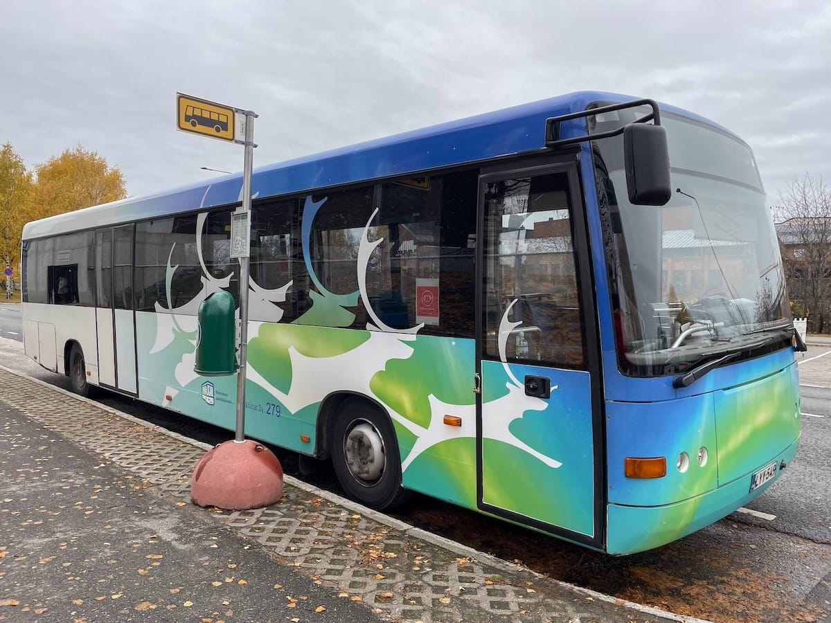 Public bus in Rovaniemi