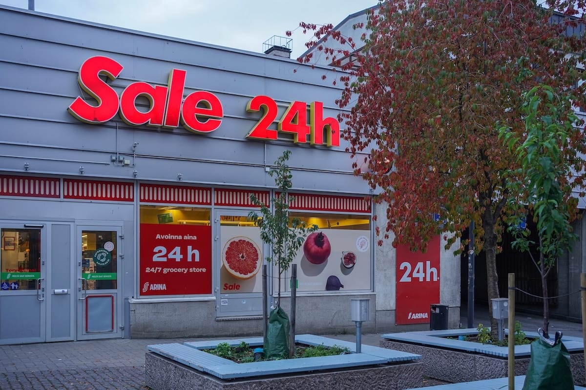 Grocery store in Rovaniemi city center