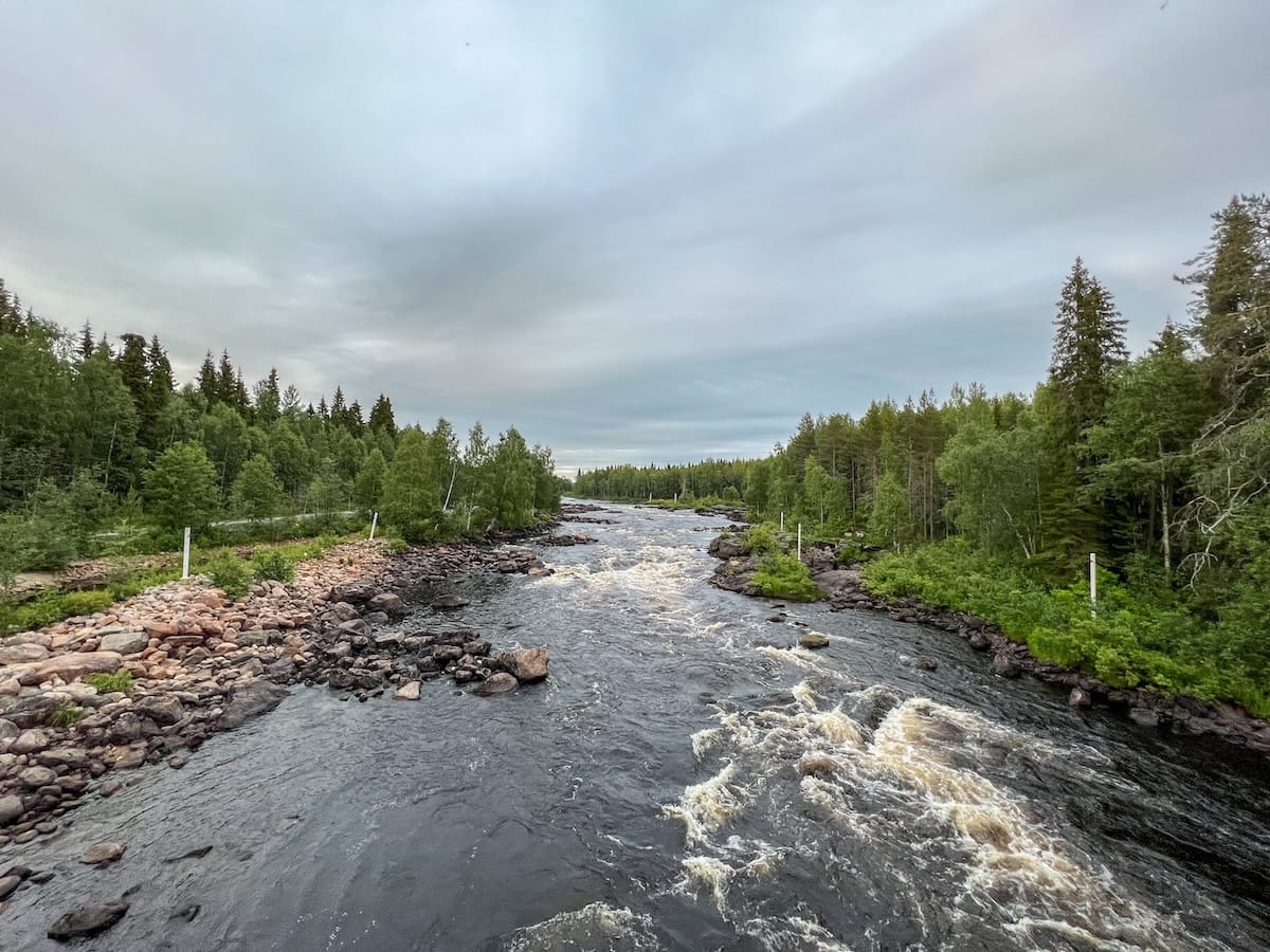 Summer in the Arctic Circle Hiking Area