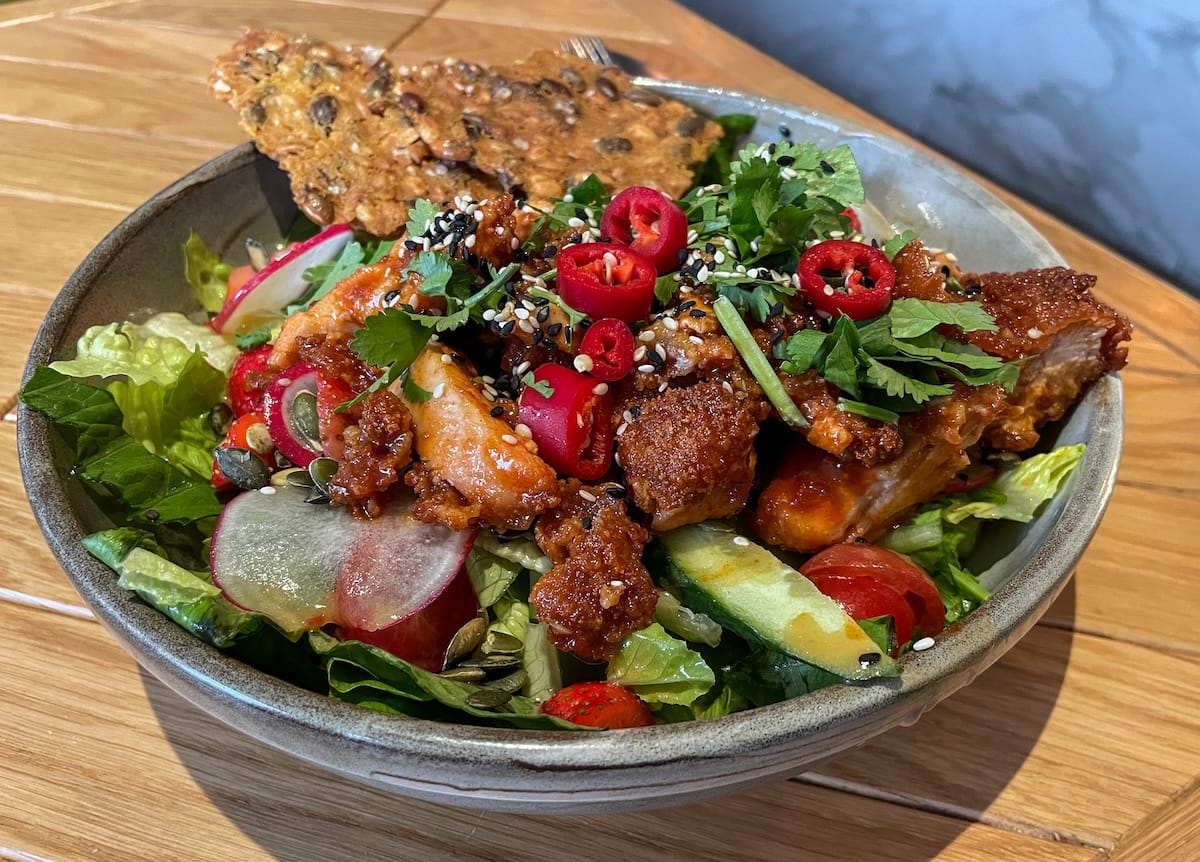 One of the salads at Cafe & Bar 21
