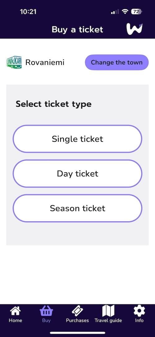Ticket type