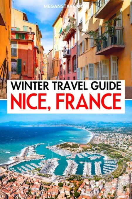 Looking to take a trip to Nice in winter this year? This travel guide will help you plan your trip! From the best things to do during winter in Nice to where to stay and eat... I have covered it all. You will also find information about the weather and best seasonal activities inside. Click to learn more. | Nice in winter | Winter in Nice | Winter trip to Nice | Nice winter vacation | Winter vacation in Nice | Things to do in Nice in winter | What to do in Nice | Nice itinerary | Nice in November | Nice in December | Christmas in Nice | New Years in Nice | Nice in January | Nice in February | Nice in March | Nice winter tours