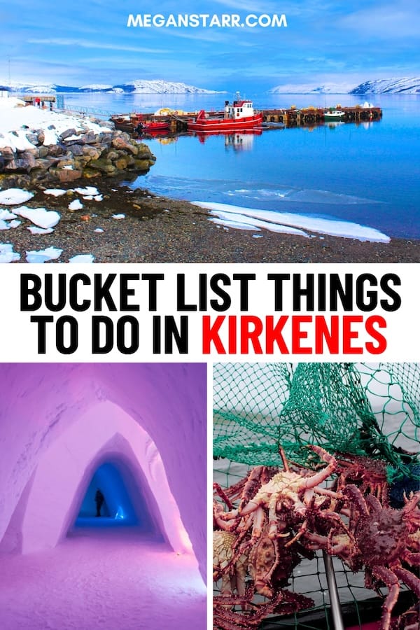 Are you looking for the best things to do in Kirkenes? This guide will help you find the best Kirkenes attractions, museums, restaurants, and landmarks to add to your itinerary! Save this Kirkenes bucket list for later! | Kirkenes things to do | What to do in Kirkenes | Kirkenes landmarks | Kirkenes sightseeing | Kirkenes museums | Kirkenes restaurants | Kirkenes travel guide | Kirkenes itinerary