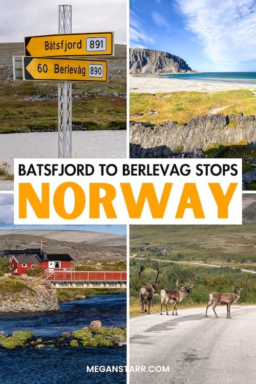 Are you planning on a road trip from Båtsfjord to Berlevåg, Norway? This itinerary details the best stops and helpful tips and tricks. Map included! | Varanger Norway | Varangerhalvøya | Varanger Peninsula | Road trips in Norway | Norway road trips | Arctic Norway | Båtsfjord itinerary | Berlevåg itinerary | Kongsfjord Norway