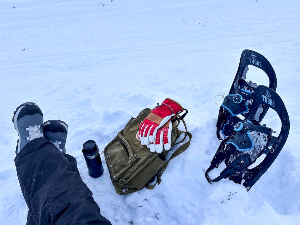 Snowshoeing is one of my favorite things to do in February
