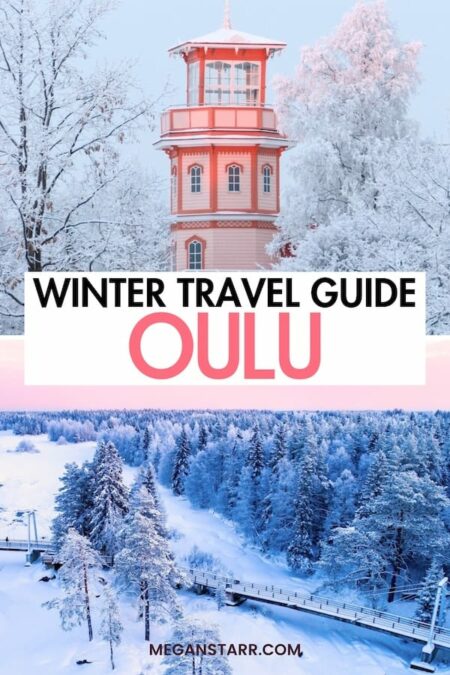 Looking to take a trip to Oulu in winter this year? This travel guide will help you plan your trip! From the best things to do during winter in Oulu to where to stay and eat... I have covered it all. You will also find information about the weather and best seasonal activities inside. Click to learn more. | Oulu in winter | Winter in Oulu | Winter trip to Oulu | Oulu winter vacation | Winter vacation in Oulu | Things to do in Oulu in winter | What to do in Oulu | Oulu itinerary | Oulu in November | Oulu in December | Christmas in Oulu | New Years in Oulu | Oulu in January | Oulu in February | Oulu in March | Oulu winter tours