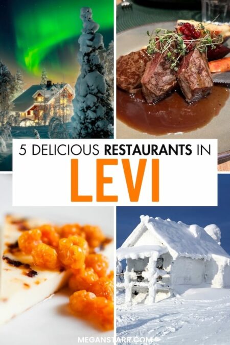 Are you looking for the tastiest restaurants in Levi, Finland? This guide discusses my favorite places to eat in Levi, including spots for vegetarians and more! | Things to do in Levi, Finland | Food in Levi, Finland | Visit Levi | Restaurants in Lapland | Lappish food in Levi | Traditional food in Levi | Finland food Levi | Levi skiing | Where to eat in Levi
