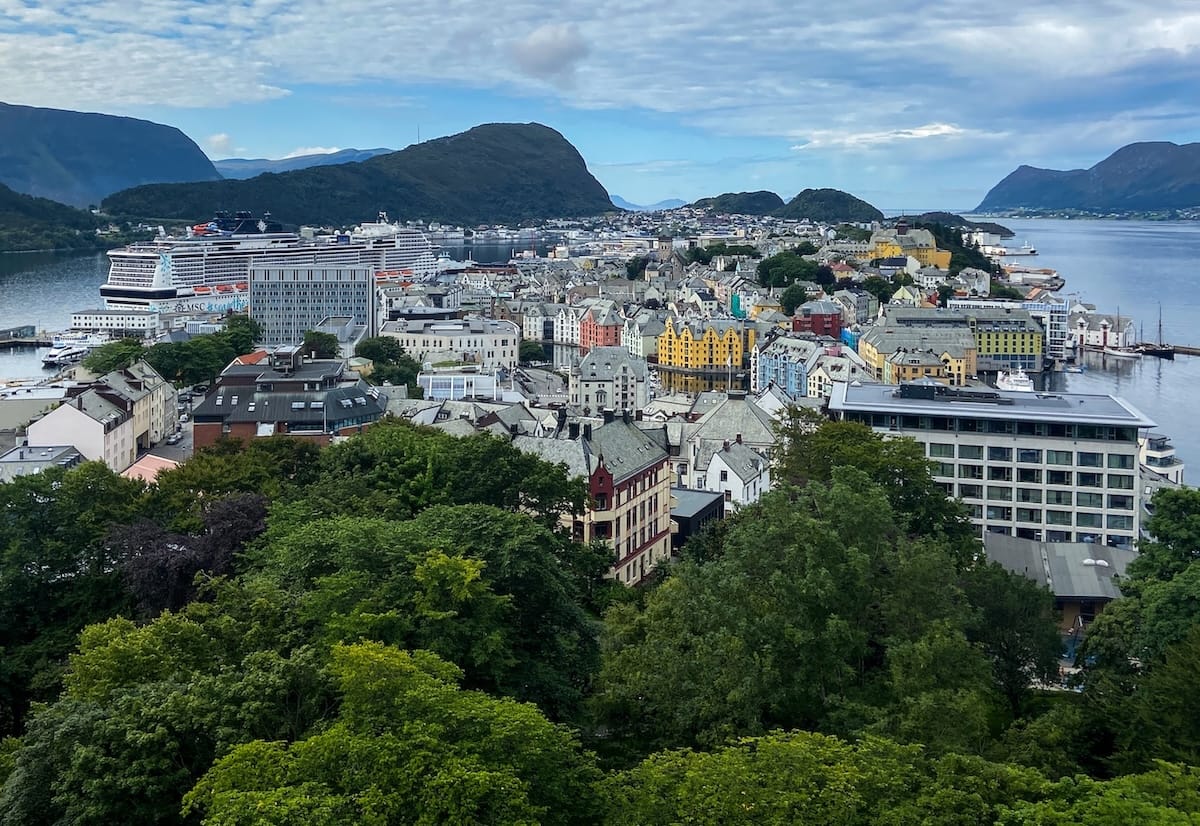 View from Aksla