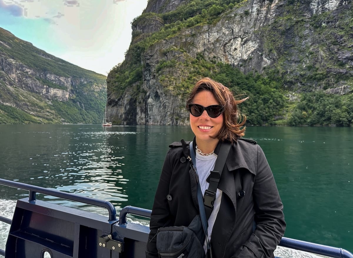 On a boat tour to Geiranger from Ålesund