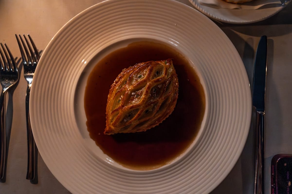 Ptarmigan wellington at Gallis Restaurant (by SCV)