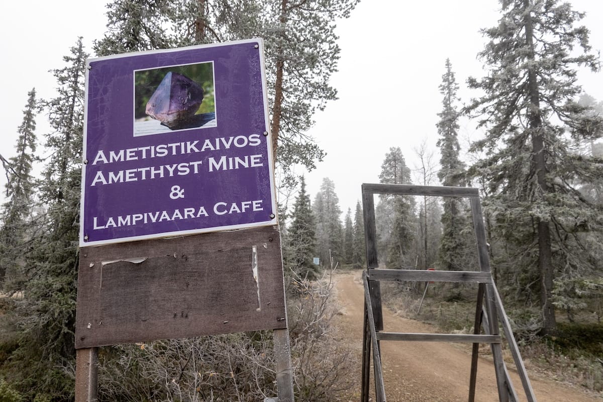 Amethyst Mine in Luosto