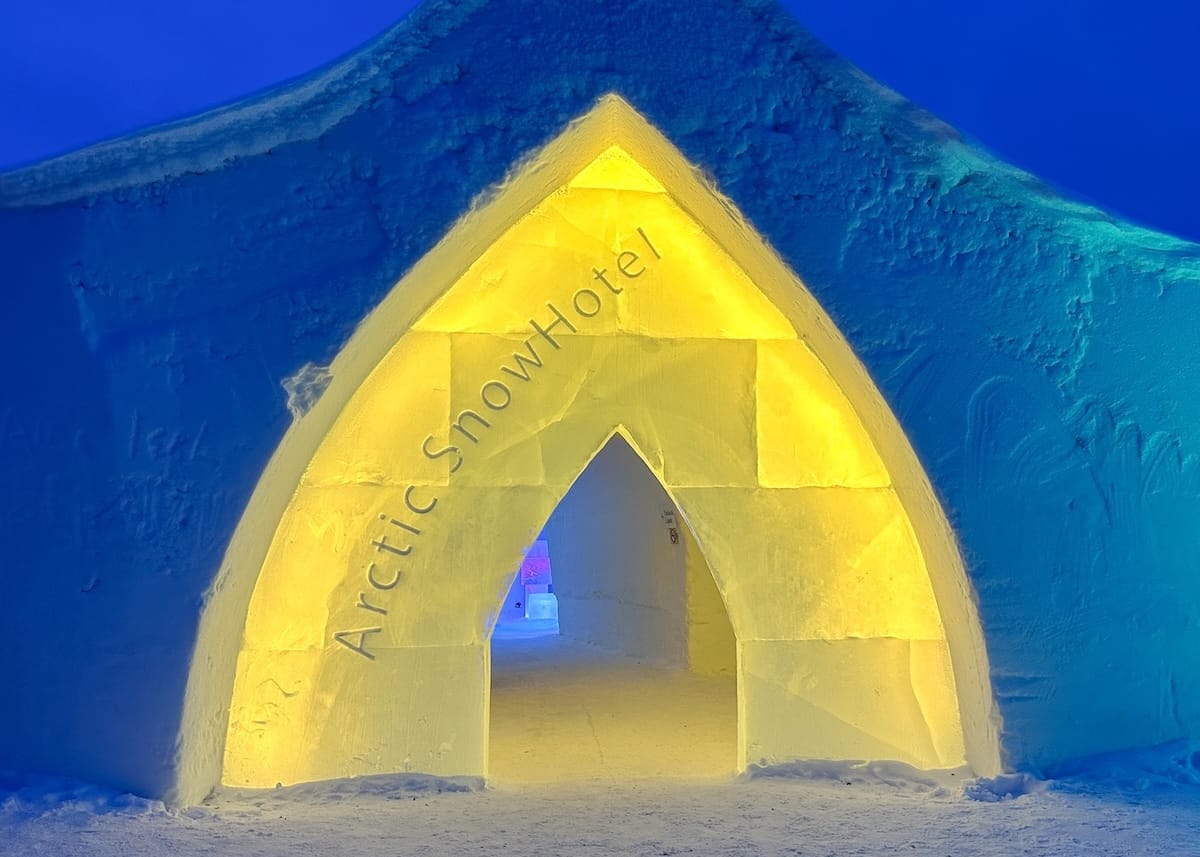 Arctic SnowHotel from the outside