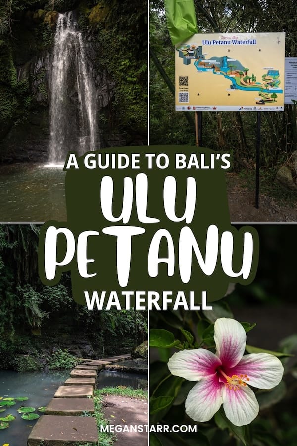 Are you looking to visit the waterfalls near Ubud and want to know more about Ulu Petanu Waterfall? I've got you covered! I share what to know, tips, and more. Things to do in Ubud | Waterfalls in Bali | Bali waterfalls | Gianyar waterfalls | Waterfalls in Gianyar | Ubud waterfalls | Waterfalls near Ubud | What to do in Ubud | Ubud day trips | Day trips in Bali | Places to visit in Bali