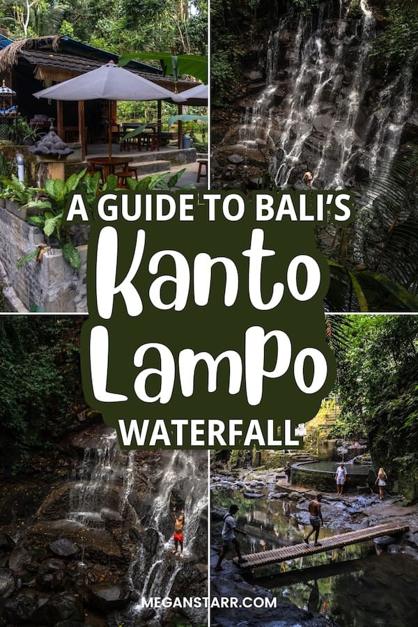 Want to visit some of Ubud's best waterfalls and are curious about visiting Kanto Lampo Waterfall? This is a full guide about how to visit and what to expect! Things to do in Ubud | Waterfalls in Bali | Bali waterfalls | Gianyar waterfalls | Waterfalls in Gianyar | Ubud waterfalls | Waterfalls near Ubud | What to do in Ubud | Ubud day trips | Day trips in Bali | Places to visit in Bali
