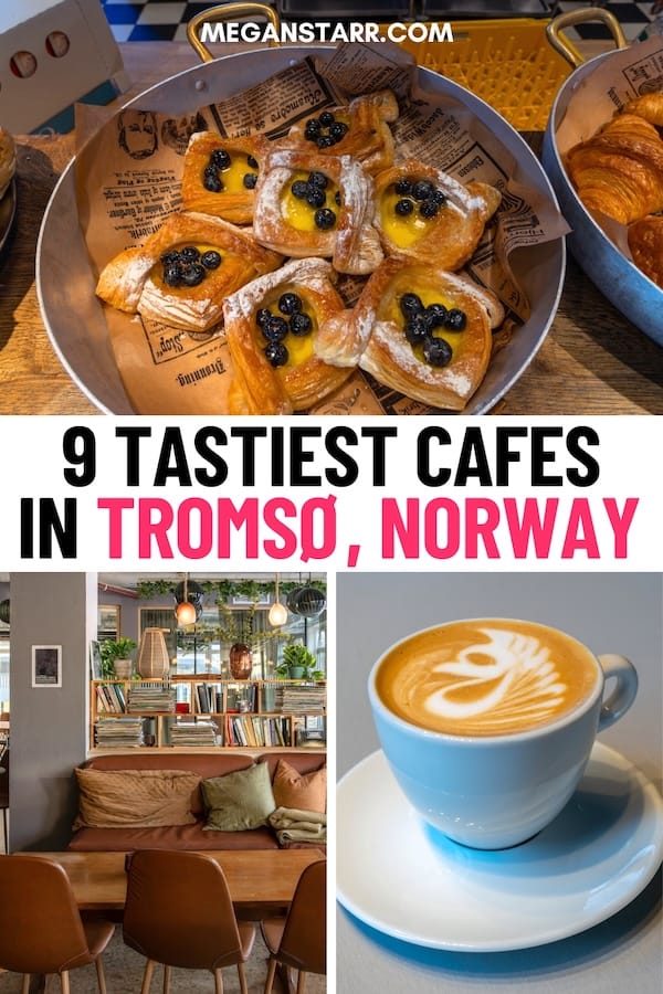 Are you looking for the best cafes in Tromso, Norway? This guide contains the best Tromso coffee shops and cafes - all tried and tested by me! | Coffee in Tromso | Tromso cafes | Coffee shops in Tromso | Where to eat in Tromso | Tromso bakeries | Bakeries in Tromso | Tromso restaurants | Restaurants in Tromso | Things to do in Tromso