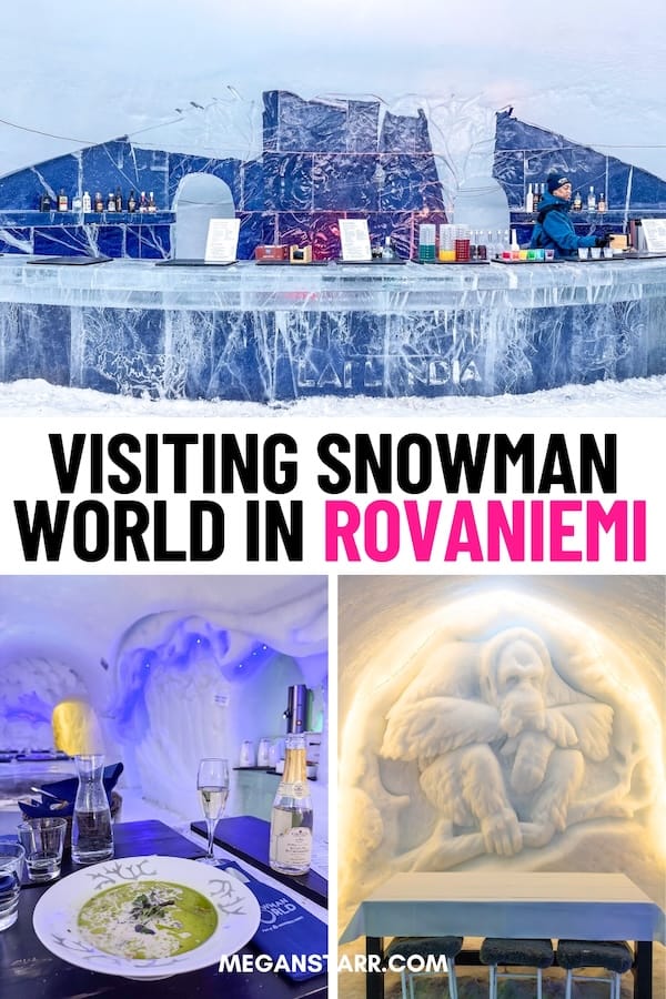 Looking to visit Snowman World in Rovaniemi, Finland? This guide tells you what to expect, how to book, and a few insider tips for your trip! | Things to do in Rovaniemi | Rovaniemi in winter | Rovaniemi Snowman World | Snowman World in Lapland | What to do in Rovaniemi | Things to do in Lapland | Lapland for kids | Rovaniemi for kids | Activities in Rovaniemi