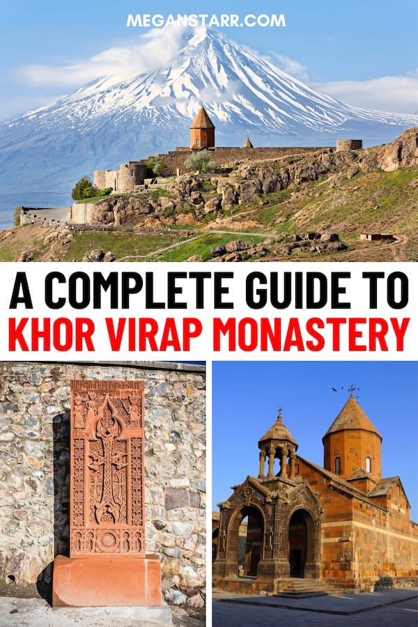 Are you considering visiting Khor Virap in Armenia on your trip to the Caucasus? This guide details how to do so, including tips, visitor info, and how to get there! | How to visit Khor Virap | Day trips from Yerevan | Khor Virap Monastery | Armenia Khor Virap | Trip to Khor Virap | Visit Khor Virap | Things to do at Khor Virap | Khor Virap tickets | Khor Virap tours | Yerevan to Khor Virap | Khor Virap from Yerevan