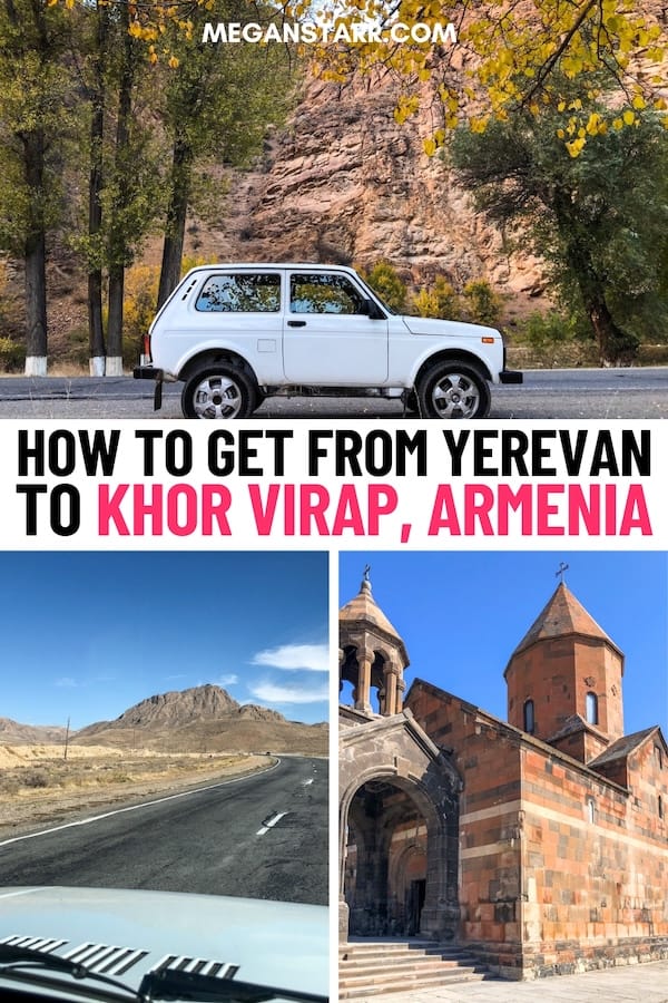 Are you looking to go from Yerevan to Khor Virap on your Armenia trip? This guide explains how to do so by bus, tour, taxi, and rental car. Learn more here! | Khor Virap from Yerevan | Khor Virap travel guide | Tours to Khor Virap | Khor Virap tours | How to get to Khor Virap Armenia | Places to visit in Armenia | Visit Khor Virap