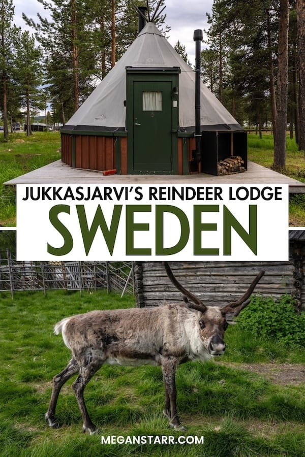 Are you looking at possibly staying at the Reindeer Lodge in Jukkasjärvi, Sweden close to Kiruna? This guide reviews my stay at the Sámi-owned lodge (+ pros and cons). | Places to stay in Kiruna | Kiruna hotels | Hotels in Kiruna | Kiruna accommodation | Things to do in Kiruna | Kiruna itinerary | Jukkasjarvi hotels | Where to stay in Jukkasjarvi | Jukkasjarvi itinerary | What to do in Kiruna | Kiruna travel | Visit Kiruna | Visit Swedish Lapland