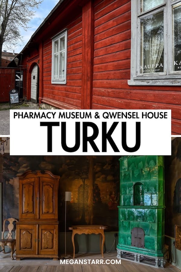 Are you looking to visit the Pharmacy Museum & Qwensel House in Turku, Finland on your upcoming trip? This guide details EVERYTHING you need to know! | Things to do in Turku | What to do in Turku | Visit Turku | Turku itinerary | Turku museums | Turku sightseeing | Places to visit in Turku