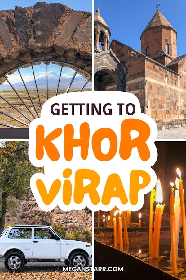 Are you looking to go from Yerevan to Khor Virap on your Armenia trip? This guide explains how to do so by bus, tour, taxi, and rental car. Learn more here! | Khor Virap from Yerevan | Khor Virap travel guide | Tours to Khor Virap | Khor Virap tours | How to get to Khor Virap Armenia | Places to visit in Armenia | Visit Khor Virap