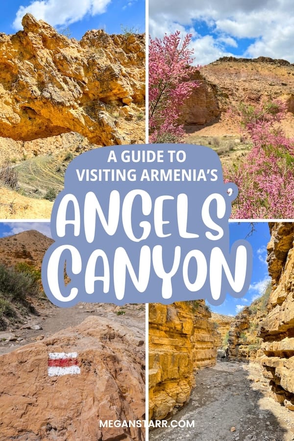 Are you looking to visit Angels' Canyon in Armenia and want to know how to get there from Yerevan, what to see, and more? Click here! | Things to do in Armenia | Places to visit in Armenia | Yerevan day trips | Day trips from Yerevan | Hidden gems in Armenia | Ararat region Armenia | Hiking in Armenia | Trails in Armenia | Armenia trails | Armenia hikes | Armenia hiking