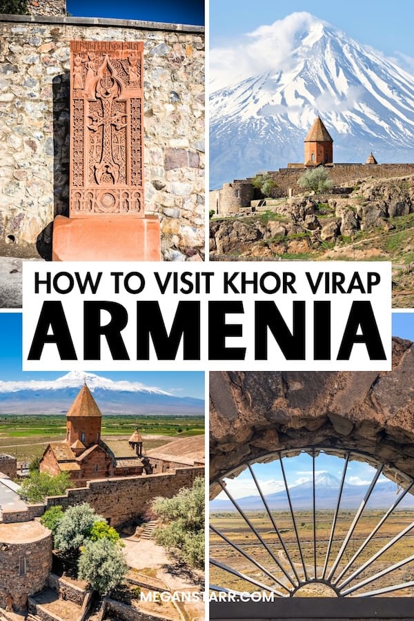 Are you considering visiting Khor Virap in Armenia on your trip to the Caucasus? This guide details how to do so, including tips, visitor info, and how to get there! | How to visit Khor Virap | Day trips from Yerevan | Khor Virap Monastery | Armenia Khor Virap | Trip to Khor Virap | Visit Khor Virap | Things to do at Khor Virap | Khor Virap tickets | Khor Virap tours | Yerevan to Khor Virap | Khor Virap from Yerevan