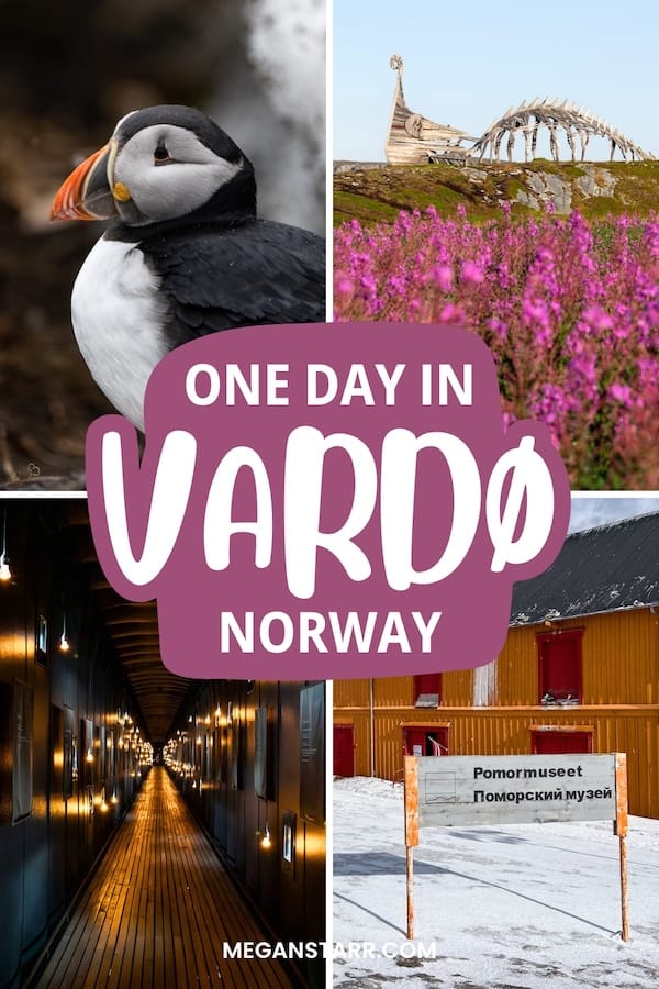 Will you be spending one day in Vardø, Norway and are in search of what to do? I've been three times and this is my no-fail Vardø itinerary! | Things to do in Vardø | Vardø sightseeing | Vardø things to do | Vardø bucket list | What to do in Vardø | 24 hours in Vardø, Norway | 1 day in Vardø | Visit Vardø | Travel to Vardø | Vardø Tourism | Vardø Travel Guide | Day trips from Vardø | Varanger itinerary