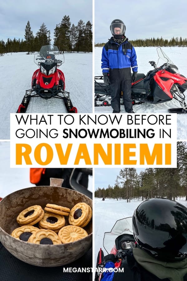 Wanting to go snowmobiling in Rovaniemi? These are the best snowmobile tours in Rovaniemi - including my top pick as a local. Tips included! | Rovaniemi tours | Rovaniemi snowmobiling tours | Rovaniemi snowmobile tours | What to do in Rovaniemi | Rovaniemi in winter | Rovaniemi activities | Things to do in Rovaniemi | Rovaniemi in December | Rovaniemi in January | Rovaniemi in February | Rovaniemi in March | Rovaniemi itinerary