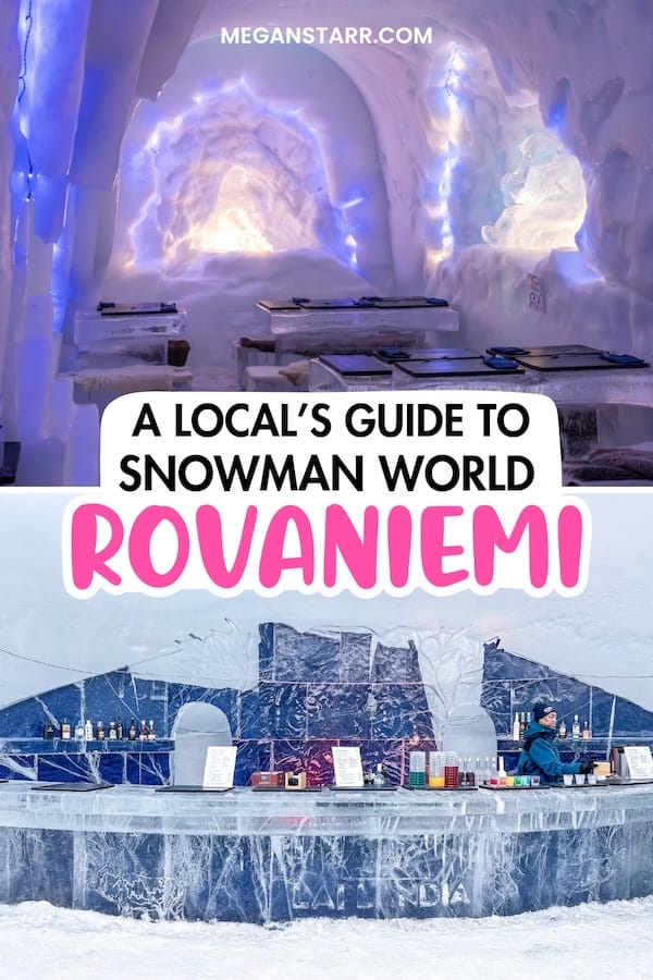 Looking to visit Snowman World in Rovaniemi, Finland? This guide tells you what to expect, how to book, and a few insider tips for your trip! | Things to do in Rovaniemi | Rovaniemi in winter | Rovaniemi Snowman World | Snowman World in Lapland | What to do in Rovaniemi | Things to do in Lapland | Lapland for kids | Rovaniemi for kids | Activities in Rovaniemi
