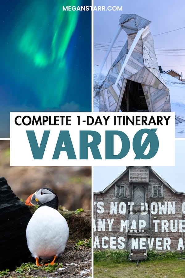 Will you be spending one day in Vardø, Norway and are in search of what to do? I've been three times and this is my no-fail Vardø itinerary! | Things to do in Vardø | Vardø sightseeing | Vardø things to do | Vardø bucket list | What to do in Vardø | 24 hours in Vardø, Norway | 1 day in Vardø | Visit Vardø | Travel to Vardø | Vardø Tourism | Vardø Travel Guide | Day trips from Vardø | Varanger itinerary