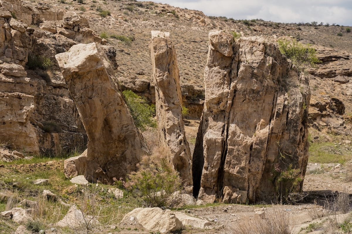 Story Book rock formation before Angels' Canyon