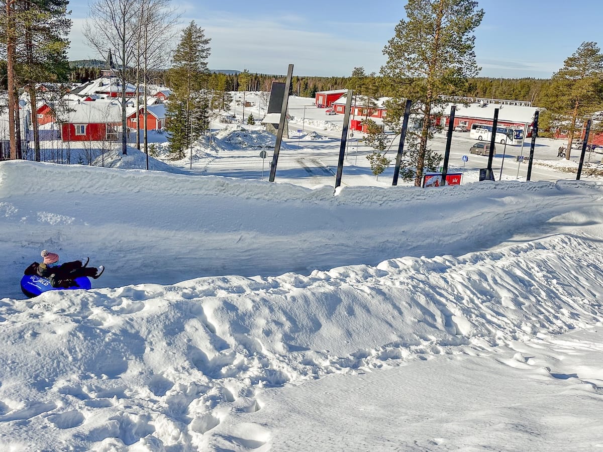 Big slide at Snowman World