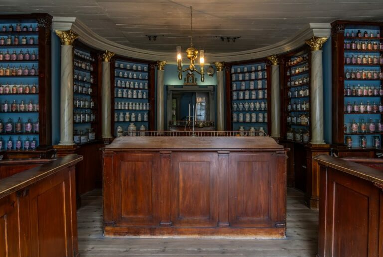 Pharmacy Museum and Qwensel House in Turku, Finland
