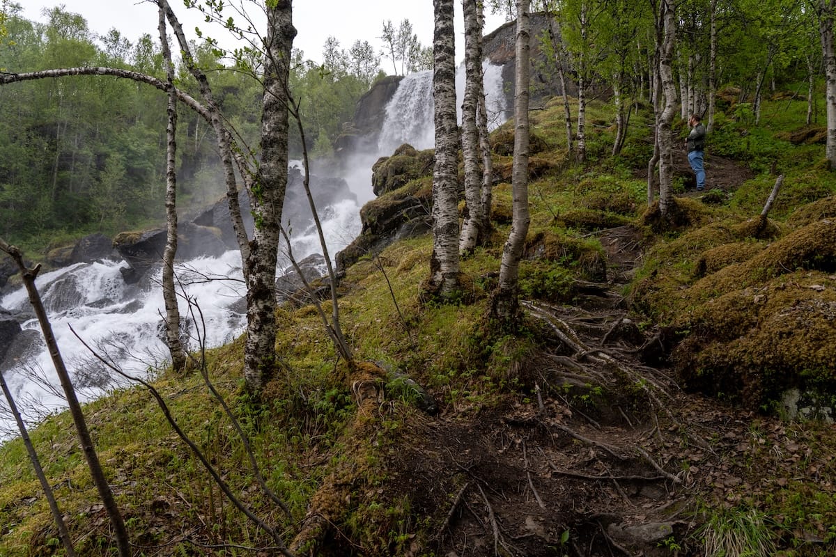 You can climb to the top of Sir Henri's Waterfall