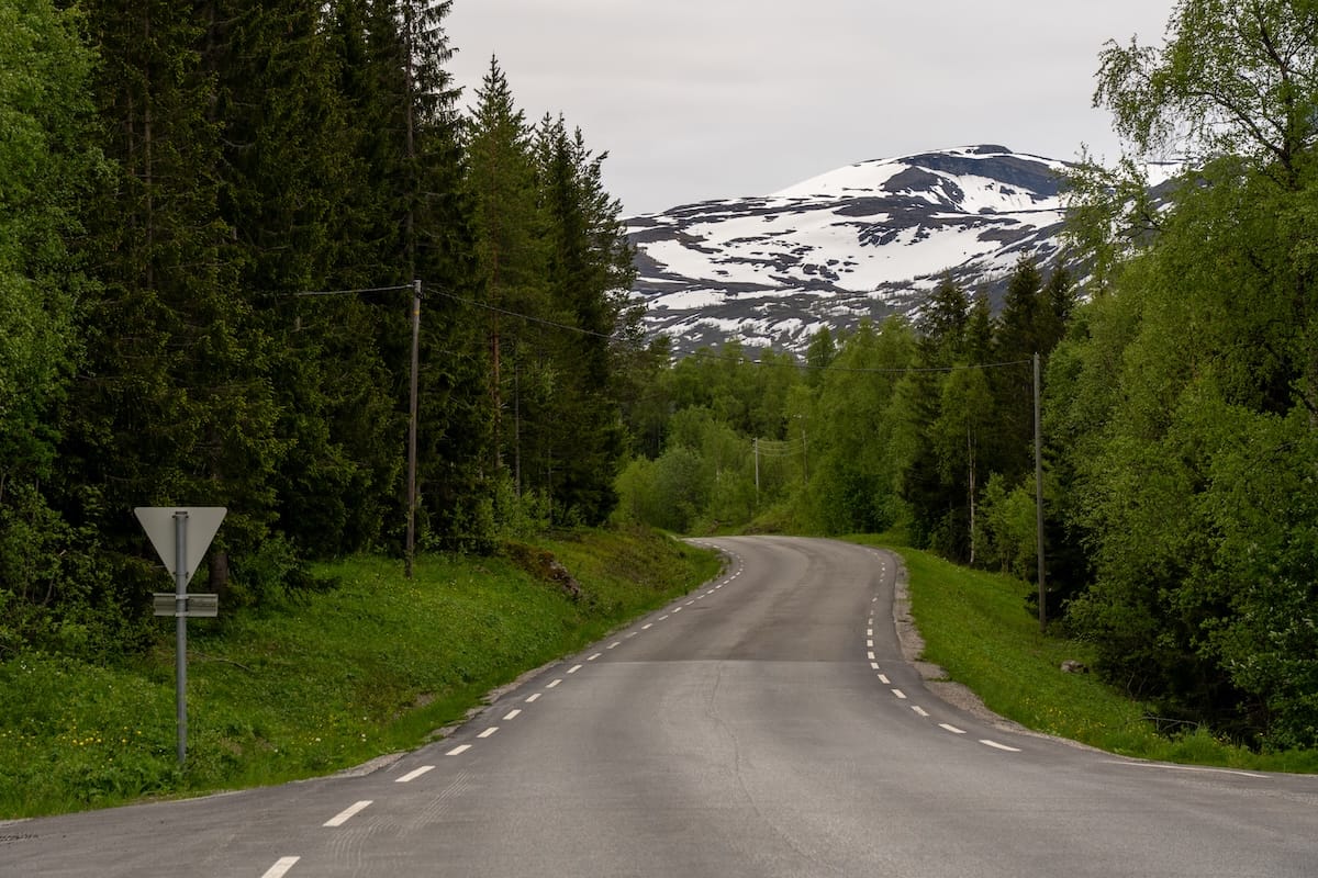 Road beside Sir Henri's Waterfall